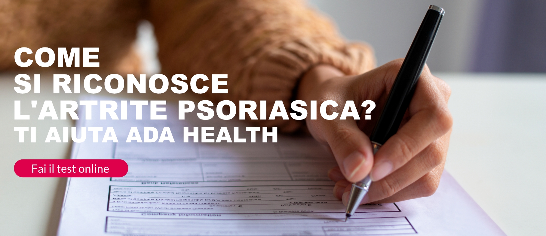 Come si riconosce l'artrite psoriasica? Ti aiuta ADA Health